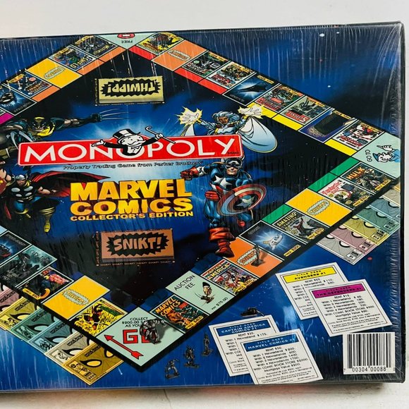 Vintage Monopoly Marvel Comics Collector's Edition 1999 Board Game New Sealed - Picture 5 of 7
